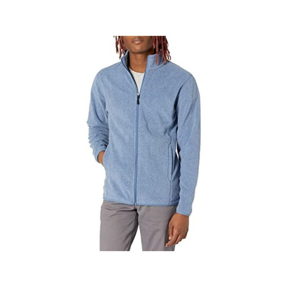 Amazon Essentials Mens Full-Zip Polar Fleece Jacket